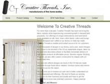 Tablet Screenshot of creativethreadsusa.com